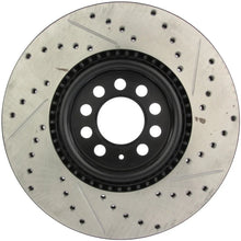 Load image into Gallery viewer, StopTech Slotted &amp; Drilled Sport Brake Rotor - Back View