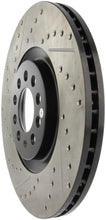 Load image into Gallery viewer, StopTech Slotted &amp; Drilled Sport Brake Rotor - Installation View