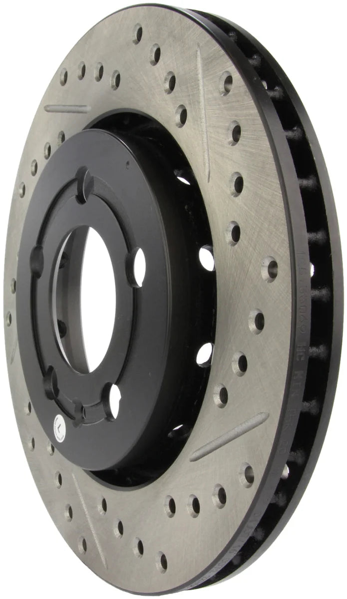 StopTech Slotted & Drilled Sport Brake Rotor - Back View
