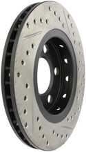 Load image into Gallery viewer, StopTech Slotted &amp; Drilled Sport Brake Rotor - Side View