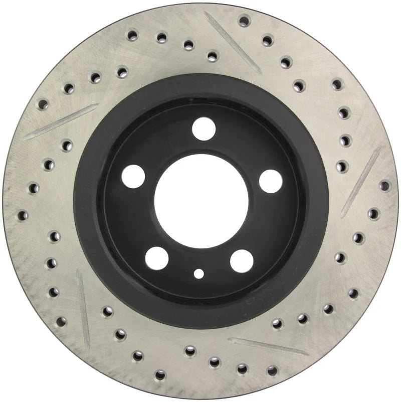 StopTech Slotted & Drilled Sport Brake Rotor - Back View