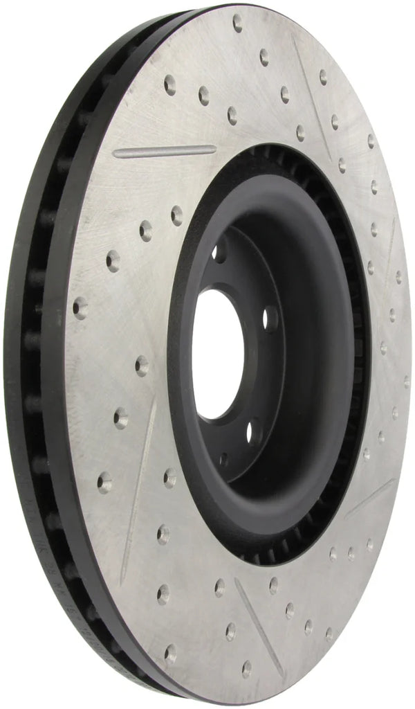 StopTech Slotted & Drilled Sport Brake Rotor - Main Product View