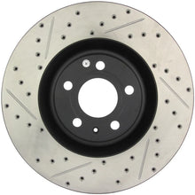 Load image into Gallery viewer, StopTech Slotted &amp; Drilled Sport Brake Rotor - Side View