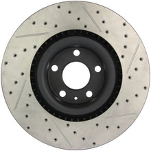 Load image into Gallery viewer, StopTech Slotted &amp; Drilled Sport Brake Rotor - Back View