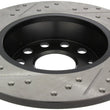 Load image into Gallery viewer, StopTech Slotted &amp; Drilled Sport Brake Rotor - Main Product View