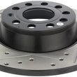 Load image into Gallery viewer, StopTech Slotted &amp; Drilled Sport Brake Rotor - Back View