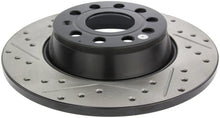 Load image into Gallery viewer, StopTech Slotted &amp; Drilled Sport Brake Rotor - Back View