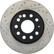Load image into Gallery viewer, StopTech Slotted &amp; Drilled Sport Brake Rotor - Installation View