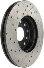 Load image into Gallery viewer, StopTech Slotted &amp; Drilled Sport Brake Rotor - Side View