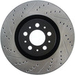 Load image into Gallery viewer, StopTech Slotted &amp; Drilled Sport Brake Rotor - Side View