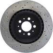 Load image into Gallery viewer, StopTech Slotted &amp; Drilled Sport Brake Rotor - Side View