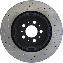 Load image into Gallery viewer, StopTech Slotted &amp; Drilled Sport Brake Rotor - Side View