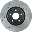 Load image into Gallery viewer, StopTech Slotted &amp; Drilled Sport Brake Rotor - Side View