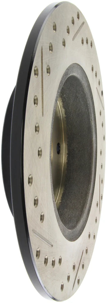 StopTech Slotted & Drilled Sport Brake Rotor - Side View