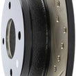 Load image into Gallery viewer, StopTech Slotted &amp; Drilled Sport Brake Rotor - Back View