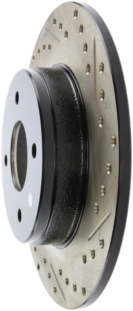 StopTech Slotted & Drilled Sport Brake Rotor - Back View