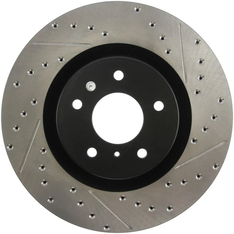 StopTech Slotted & Drilled Sport Brake Rotor - Main Product View
