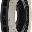 Load image into Gallery viewer, StopTech Slotted &amp; Drilled Sport Brake Rotor - Back View