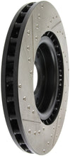 Load image into Gallery viewer, StopTech Slotted &amp; Drilled Sport Brake Rotor - Back View