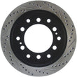 Load image into Gallery viewer, StopTech Slotted &amp; Drilled Sport Brake Rotor - Side View