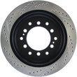 Load image into Gallery viewer, StopTech Slotted &amp; Drilled Sport Brake Rotor - Installation View