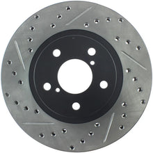 Load image into Gallery viewer, StopTech Slotted &amp; Drilled Sport Brake Rotor - Side View
