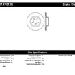 Load image into Gallery viewer, StopTech Slotted &amp; Drilled Sport Brake Rotor - Back View