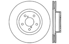 Load image into Gallery viewer, StopTech Slotted &amp; Drilled Sport Brake Rotor - Installation View