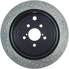 Load image into Gallery viewer, StopTech Slotted &amp; Drilled Sport Brake Rotor - Side View