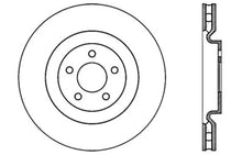 Load image into Gallery viewer, StopTech Slotted &amp; Drilled Sport Brake Rotor - Back View