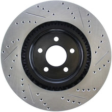 Load image into Gallery viewer, StopTech Slotted &amp; Drilled Sport Brake Rotor - Installation View