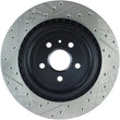 Load image into Gallery viewer, StopTech Slotted &amp; Drilled Sport Brake Rotor - Side View