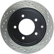 Load image into Gallery viewer, StopTech Slotted &amp; Drilled Sport Brake Rotor - Side View