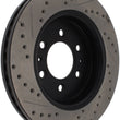 Load image into Gallery viewer, StopTech Slotted &amp; Drilled Sport Brake Rotor - Side View