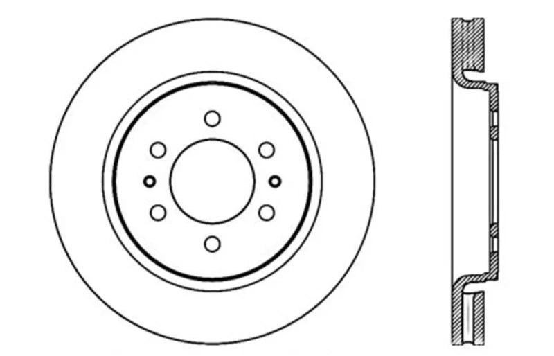 StopTech Slotted & Drilled Sport Brake Rotor - Additional View 6