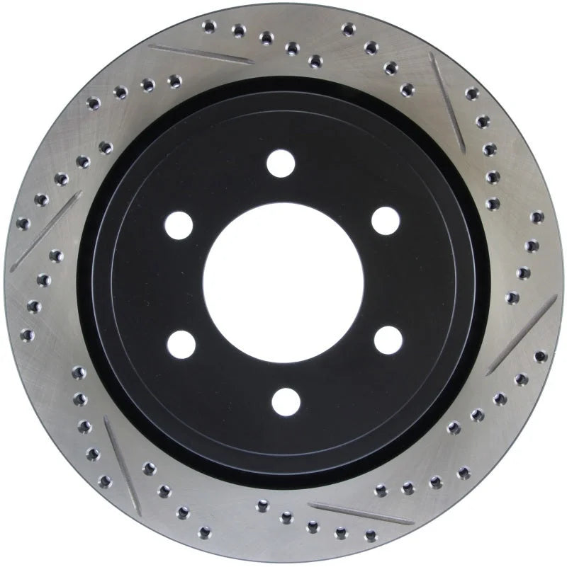 StopTech Slotted & Drilled Sport Brake Rotor - Main Product View