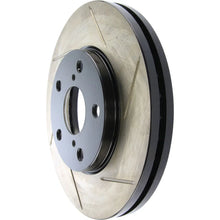 Load image into Gallery viewer, StopTech Slotted Sport Brake Rotor - Installation View