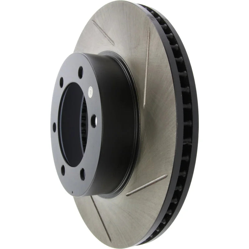 StopTech Slotted Sport Brake Rotor - Installation View
