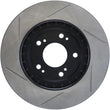 Load image into Gallery viewer, StopTech Slotted Sport Brake Rotor fits 2004-2008 2010 2011 Mitsubishi Endeavor - Back View