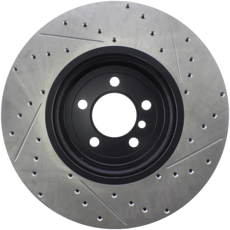 StopTech Sport Drilled & Slotted Rotor - Rear Right - Back View