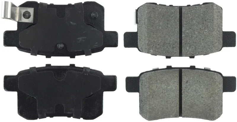 StopTech Sport Performance 11-17 Honda Accord Rear Brake Pads - Installation View