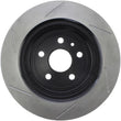Load image into Gallery viewer, StopTech Sport Slotted Rotor - Rear Left - Side View