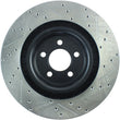 Load image into Gallery viewer, StopTech SportStop 06-09 Chrysler SRT-8 Front Right Drilled &amp; Slotted Rotor - Side View