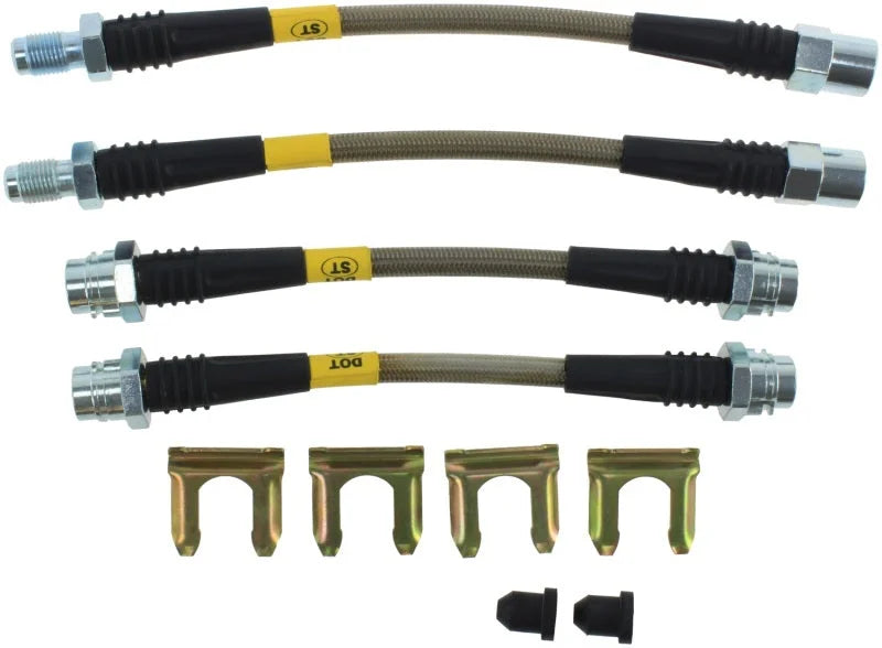 StopTech Stainless Steel Rear Brake Lines fits 1992-1994 Volkswagen Corrado / 1993-1998 Volkswagen Golf / 1994-1998 Volksw...
