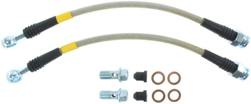 StopTech Stainless Steel Rear Brake lines for Mazda 6 - Installation View
