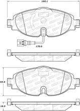 Load image into Gallery viewer, StopTech Street Brake Pads - Front - Side View