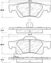 Load image into Gallery viewer, StopTech Street Brake Pads - Rear - Main Product View