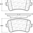 Load image into Gallery viewer, StopTech Street Brake Pads - Rear - Main Product View