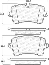Load image into Gallery viewer, StopTech Street Brake Pads - Rear - Main Product View