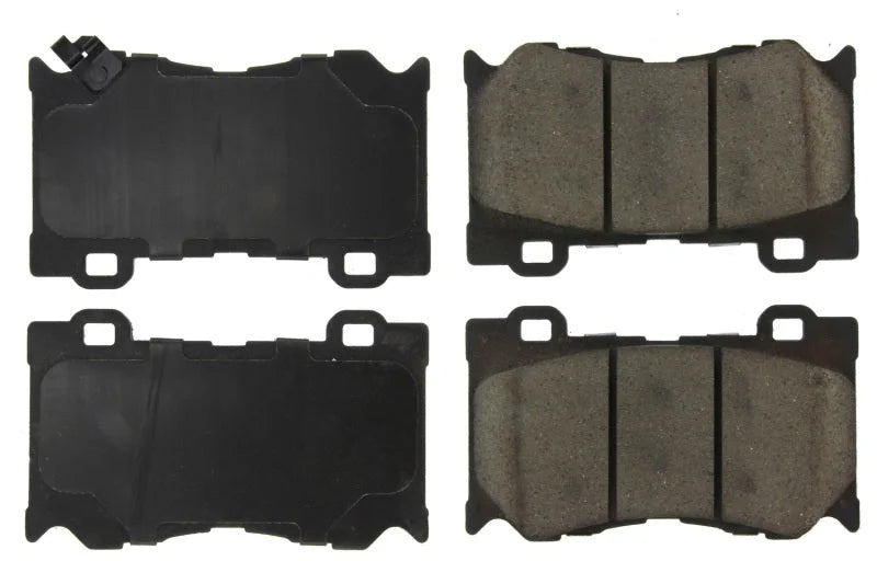 StopTech Street Select Brake Pads - Front - Back View
